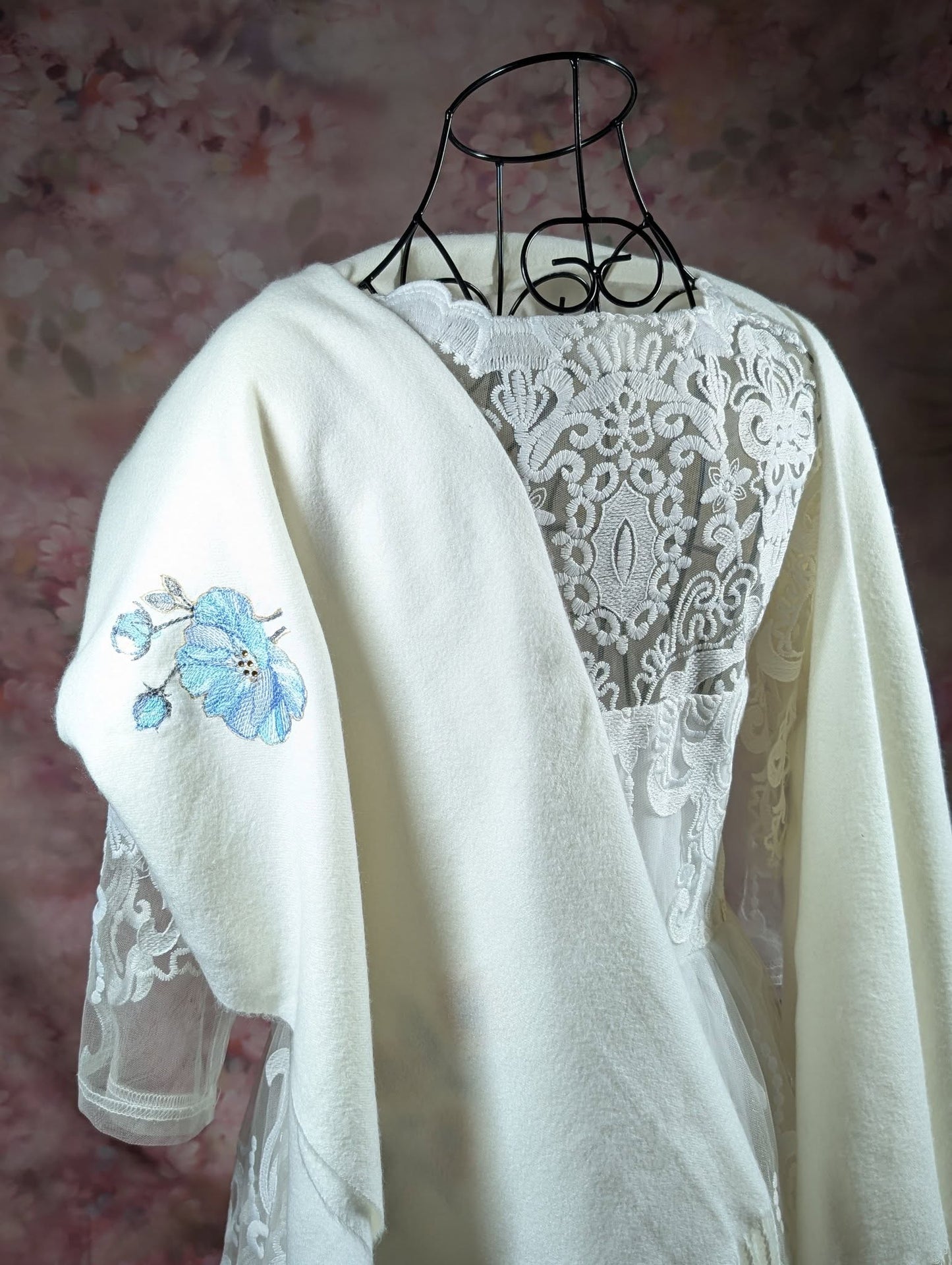 Wedding Scarf (Sunflowers and roses)
