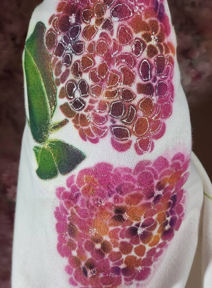 Hydrangea Serenade (Special) cashmere boutique scarf