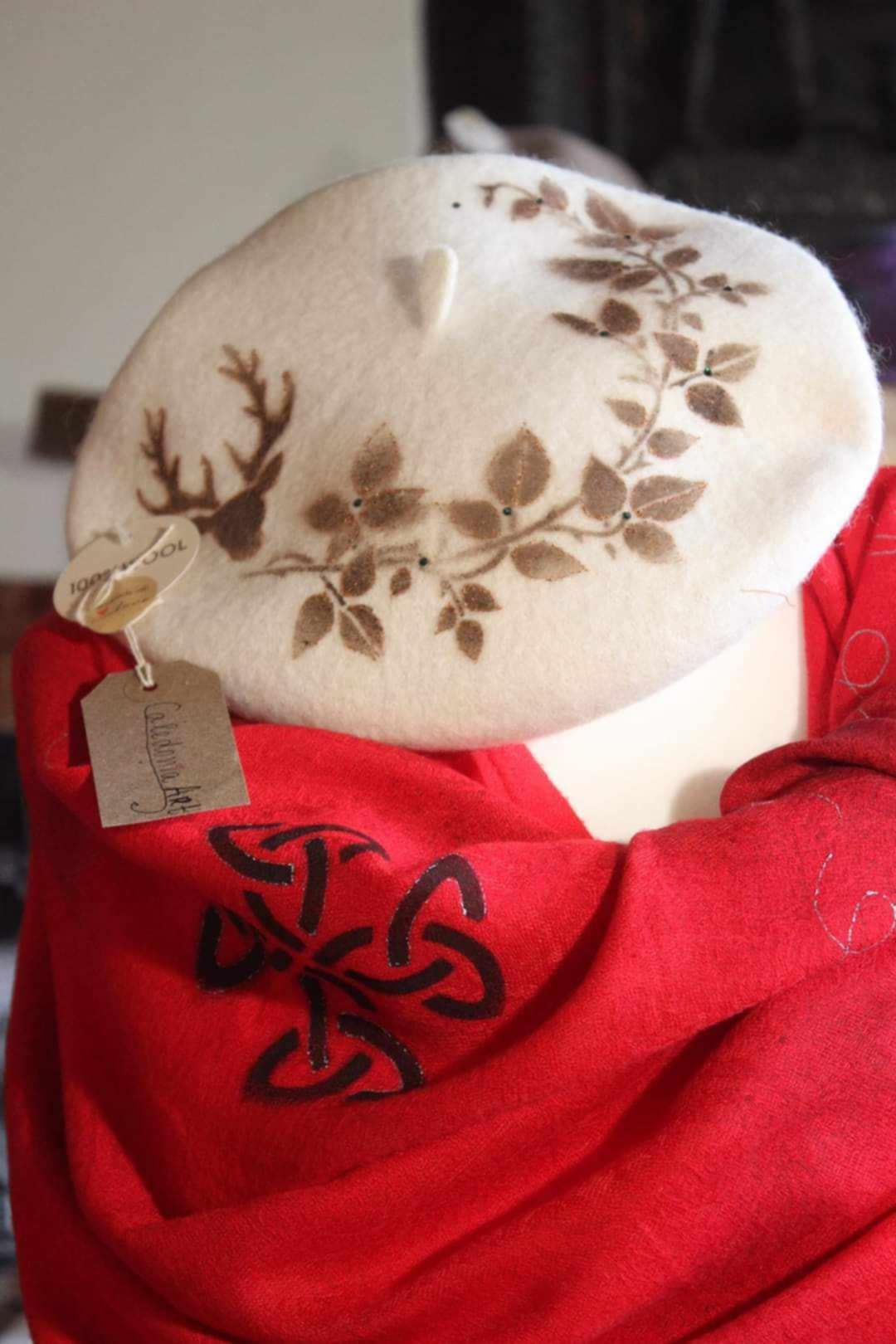 Beret Hats (HANDPAINT ONLY) (Multiple colours)