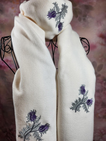 "Snowflake" cashmere Scarf